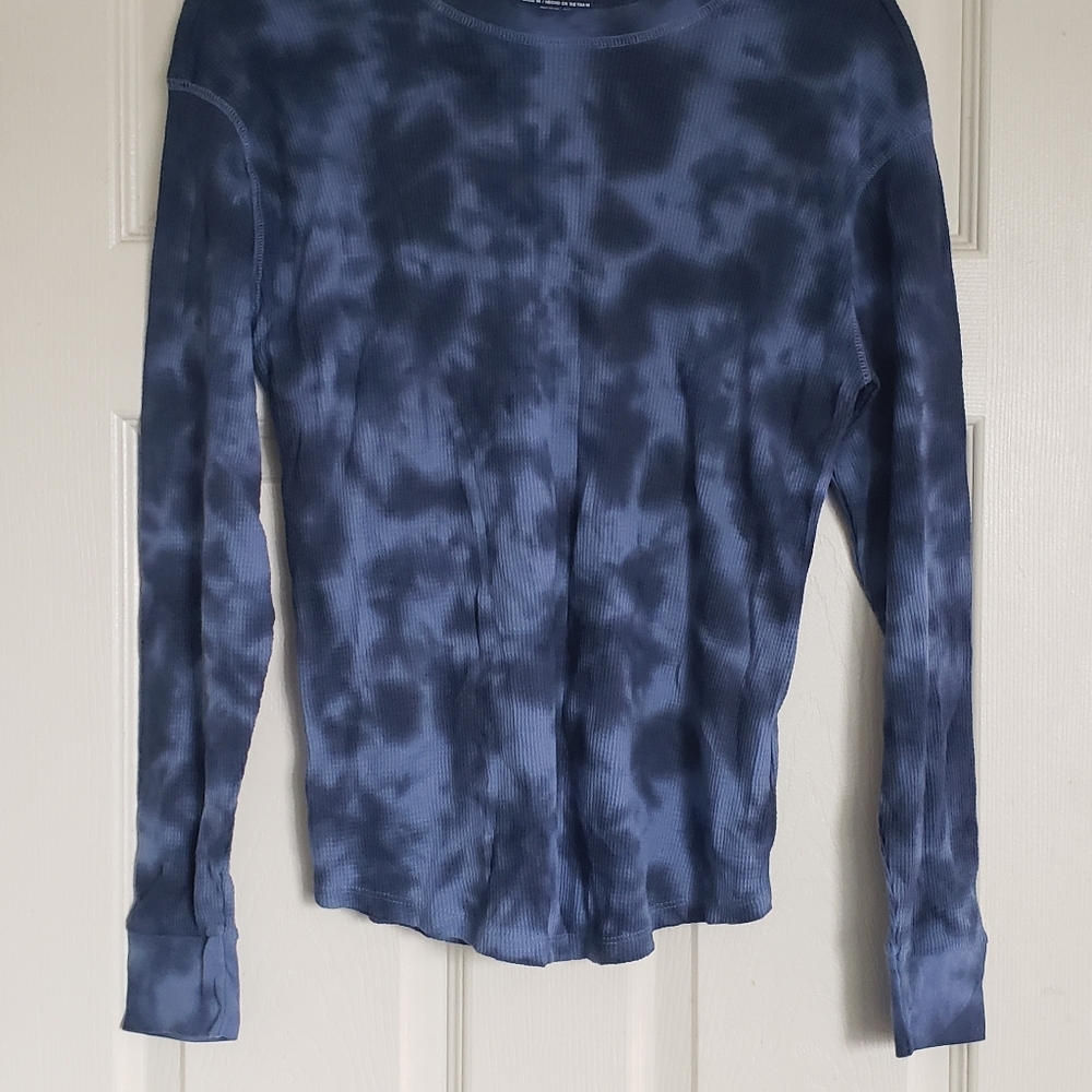Time and Tru Blue Long Sleeve Hoodie